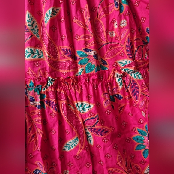 Sugarlips Pink Smocked Flutter Sleeve Sundress size XS - Picture 7 of 15